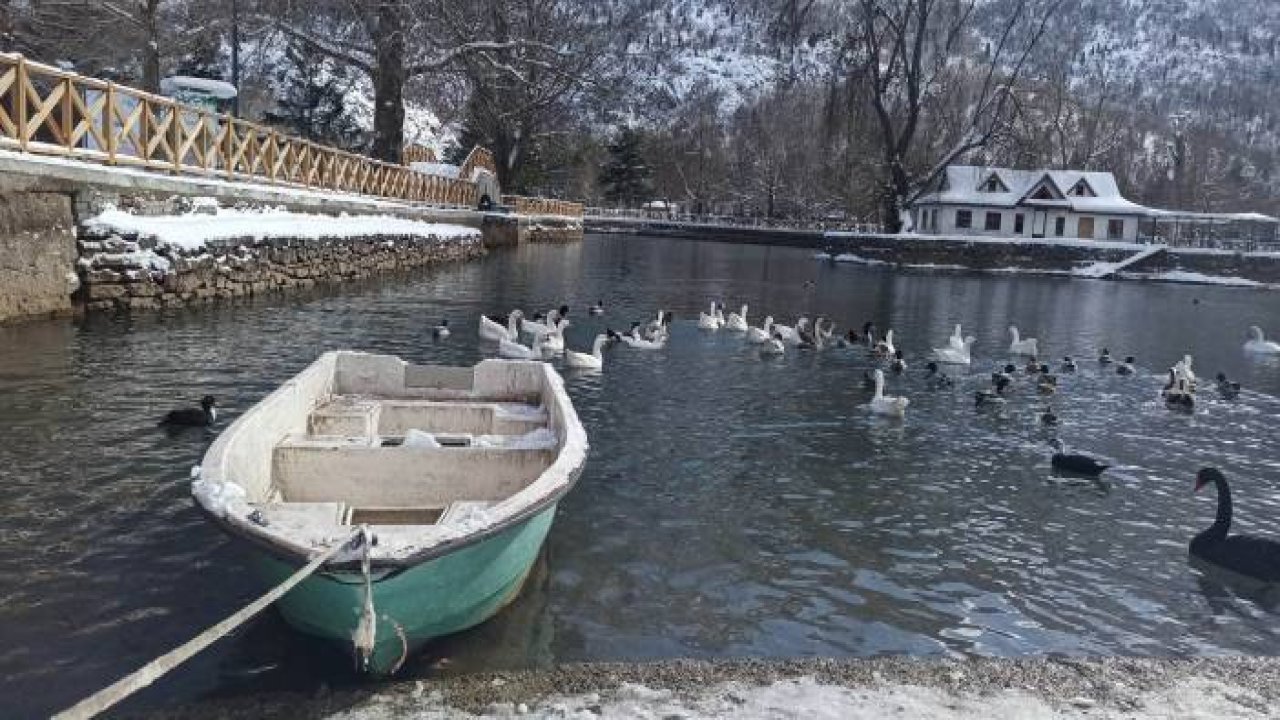 Konya’da kar manzaraları kartpostallık görüntüler oluşturuyor