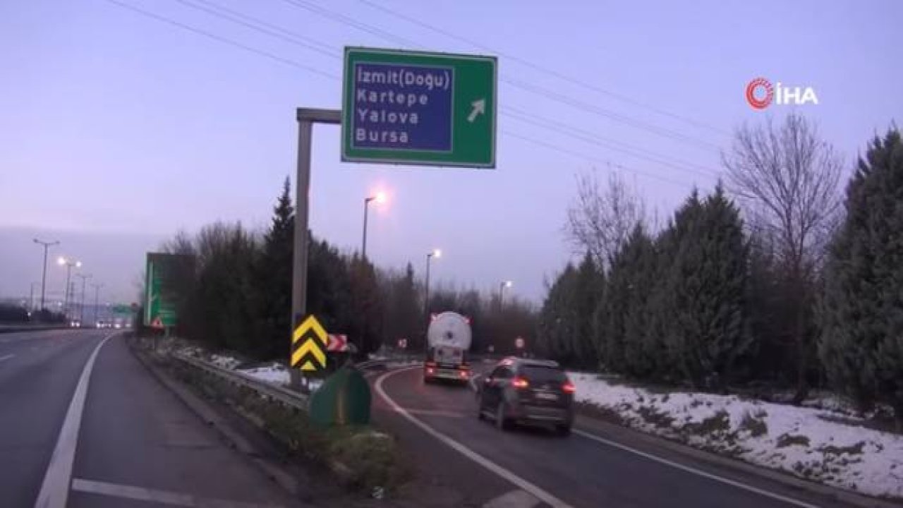 TEM Otoyolu İstanbul İstikameti Trafiğe Kapatıldı