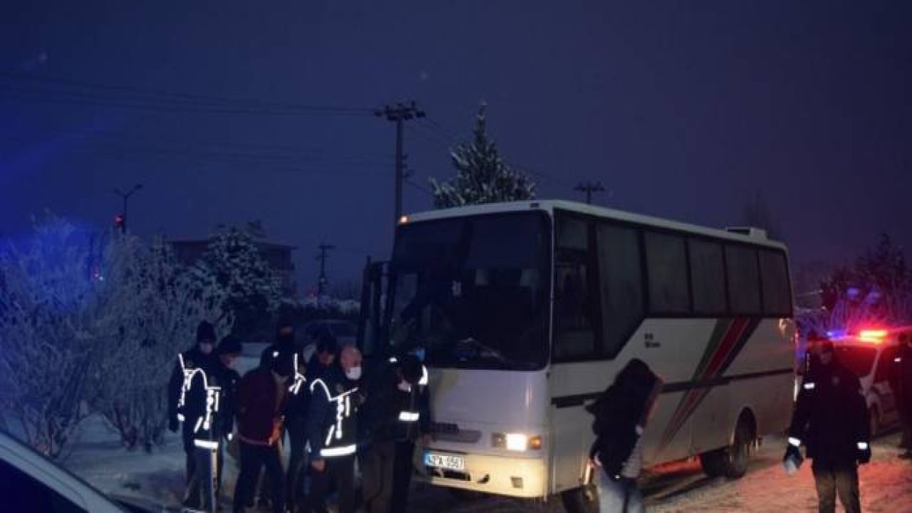 Konya’daki uyuşturucu operasyonunda 14 tutuklama