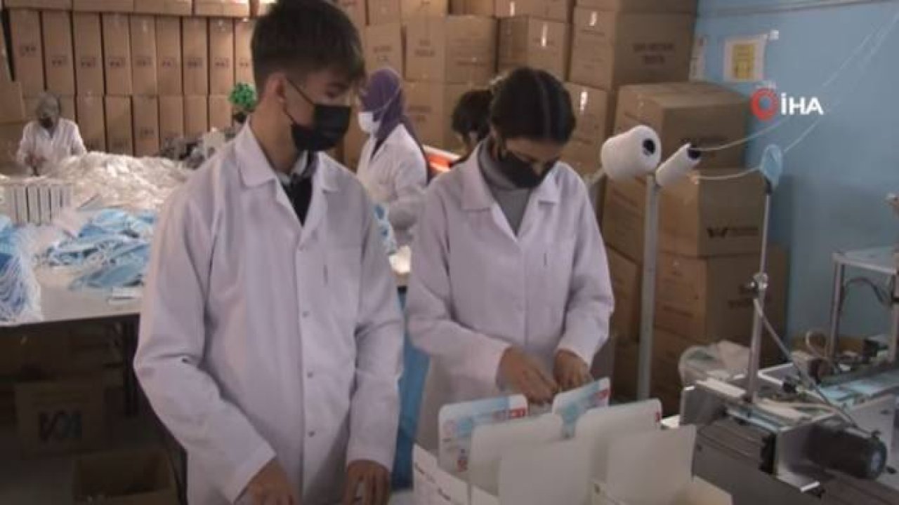 Teknik Lise, Maske Üreterek 2 Yılda 7 Milyon Lira Ciro Elde Etti