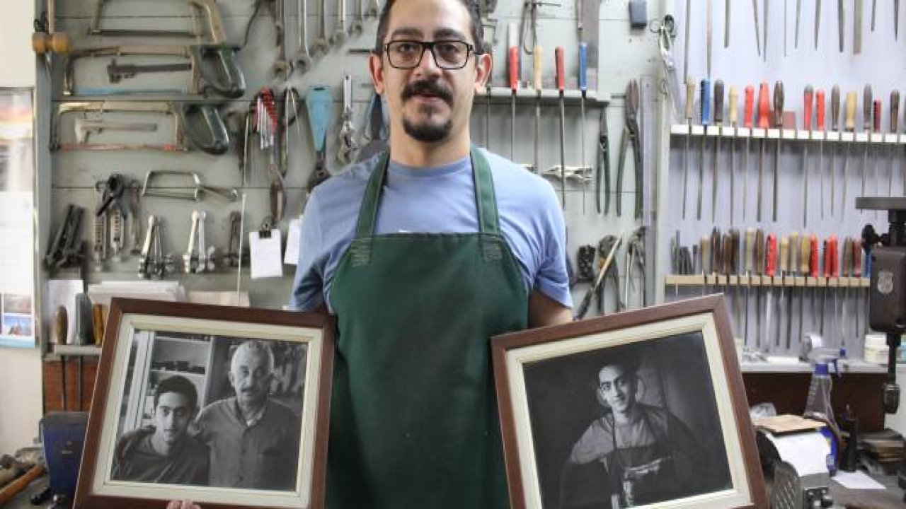 Büyük dedesinin başlattığı 131 yıllık bıçakçılık mesleğini sürdürüyor