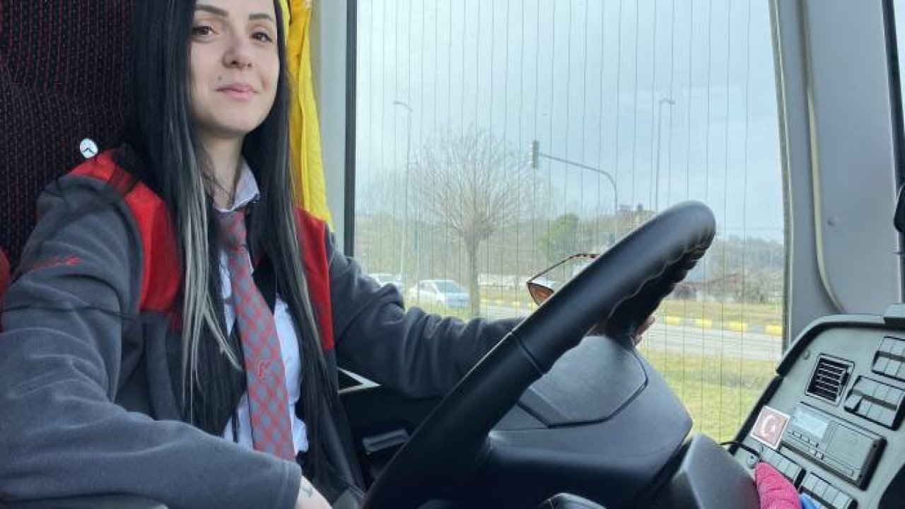 Çocukluk hayaliydi, yolların kadın kaptanı oldu