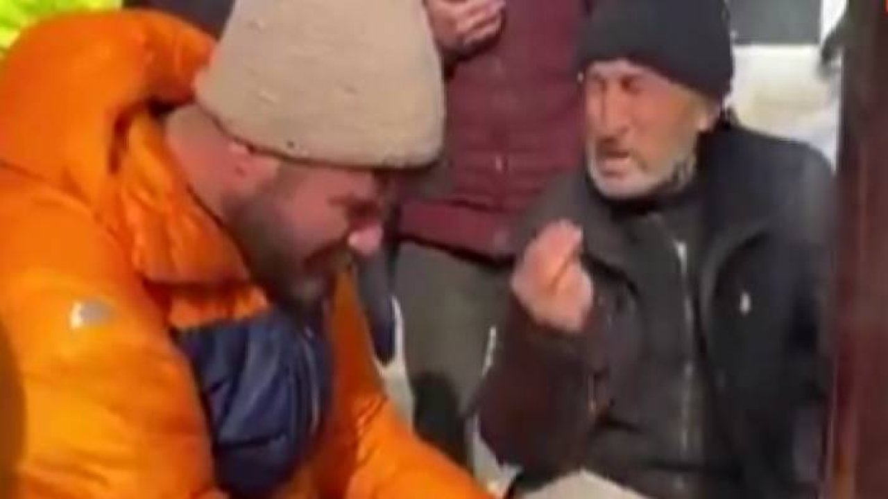 Depremzede adam ağlayarak anlattı...