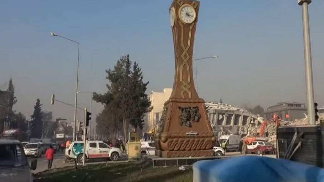 Adıyaman’da saatler 04.17’de durdu