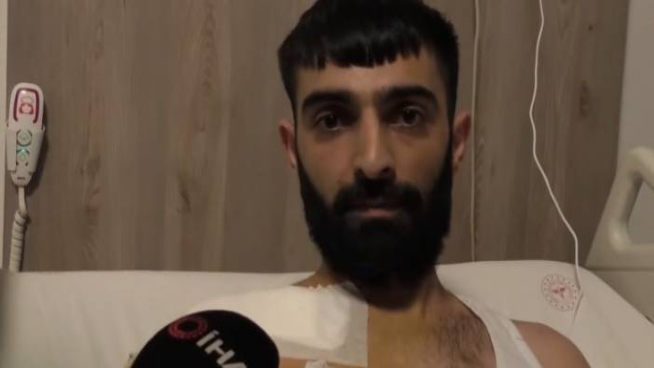 Patlayan kalorifer peteğinden su içerek hayata tutundu