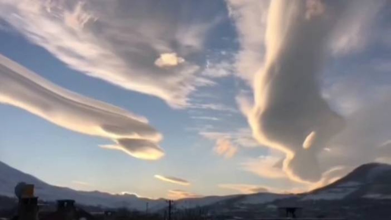 Van semalarında mercek bulutu görüldü