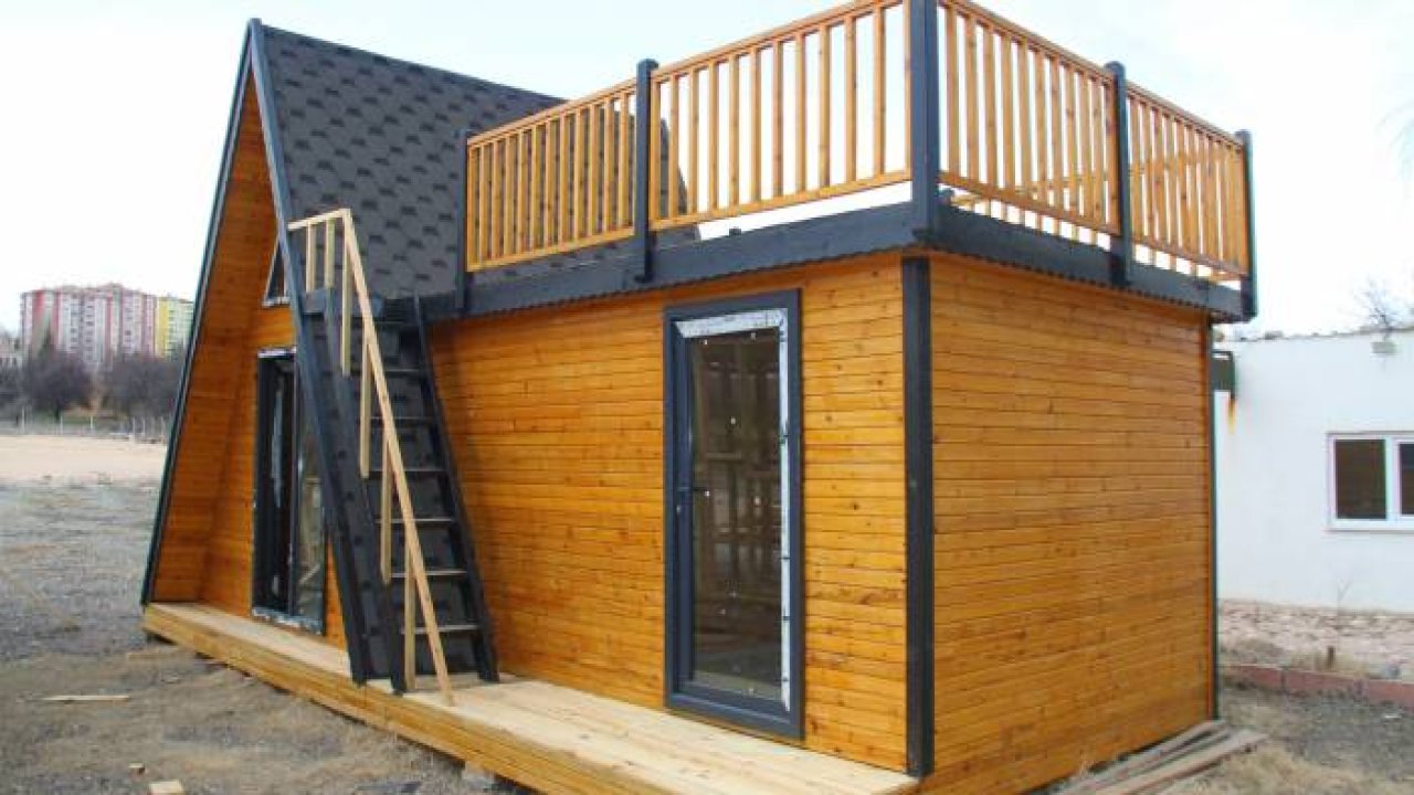 Deprem sonrası vatandaşlar bungalov evlere yöneldi