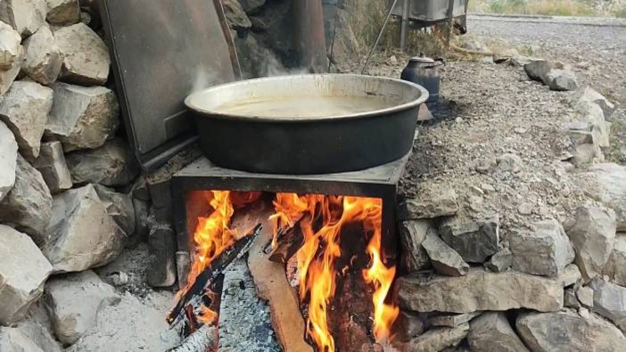 Geleneksel dut pekmezi yapımı başladı