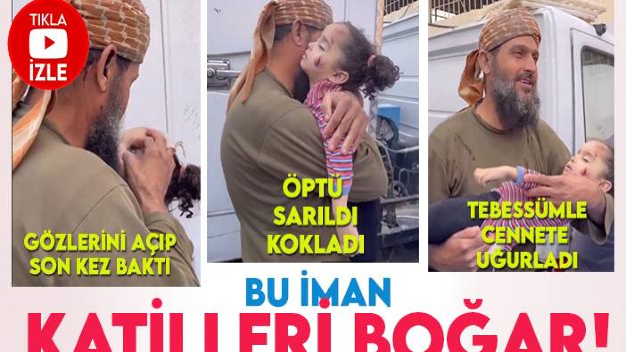 Filistinli dedenin küçük torununa vedası paylaşım yağmuru aldı