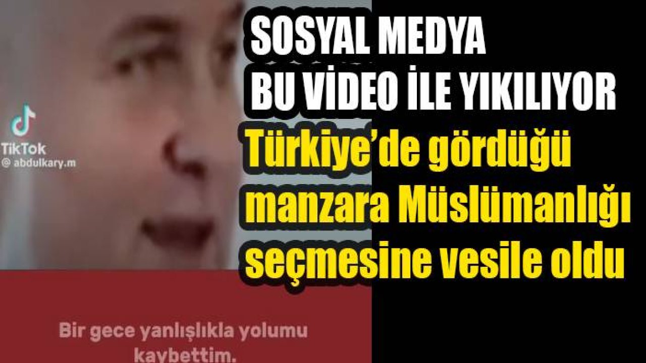 Müslüman olan adamın hikayesi sosyal medyayı salladı