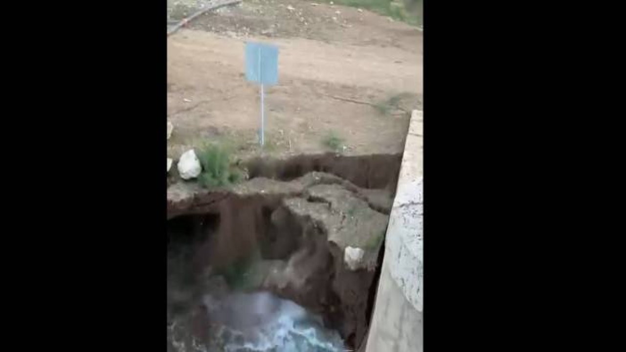 Konya'da büyük göçük: Muhtar an be an kaydetti