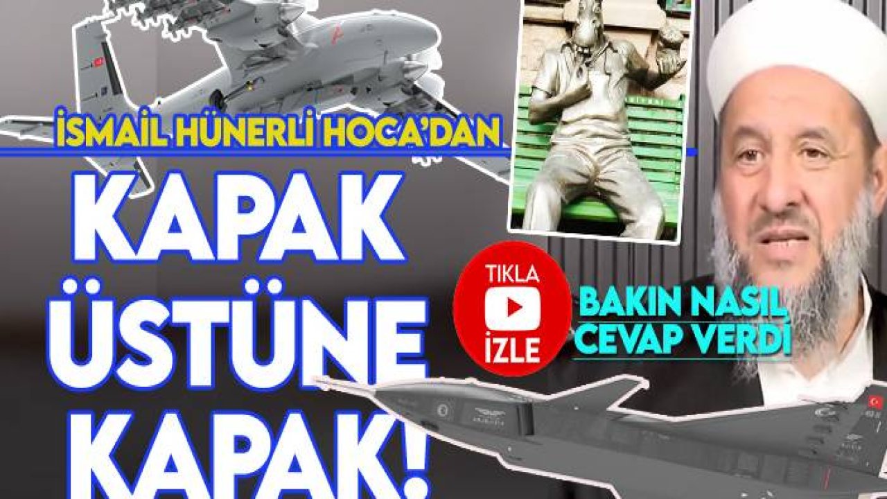 İsmail Hünerlice Hoca, verdiği bilim cevabıyla malum zihniyete kapak üstüne kapak yaptı!
