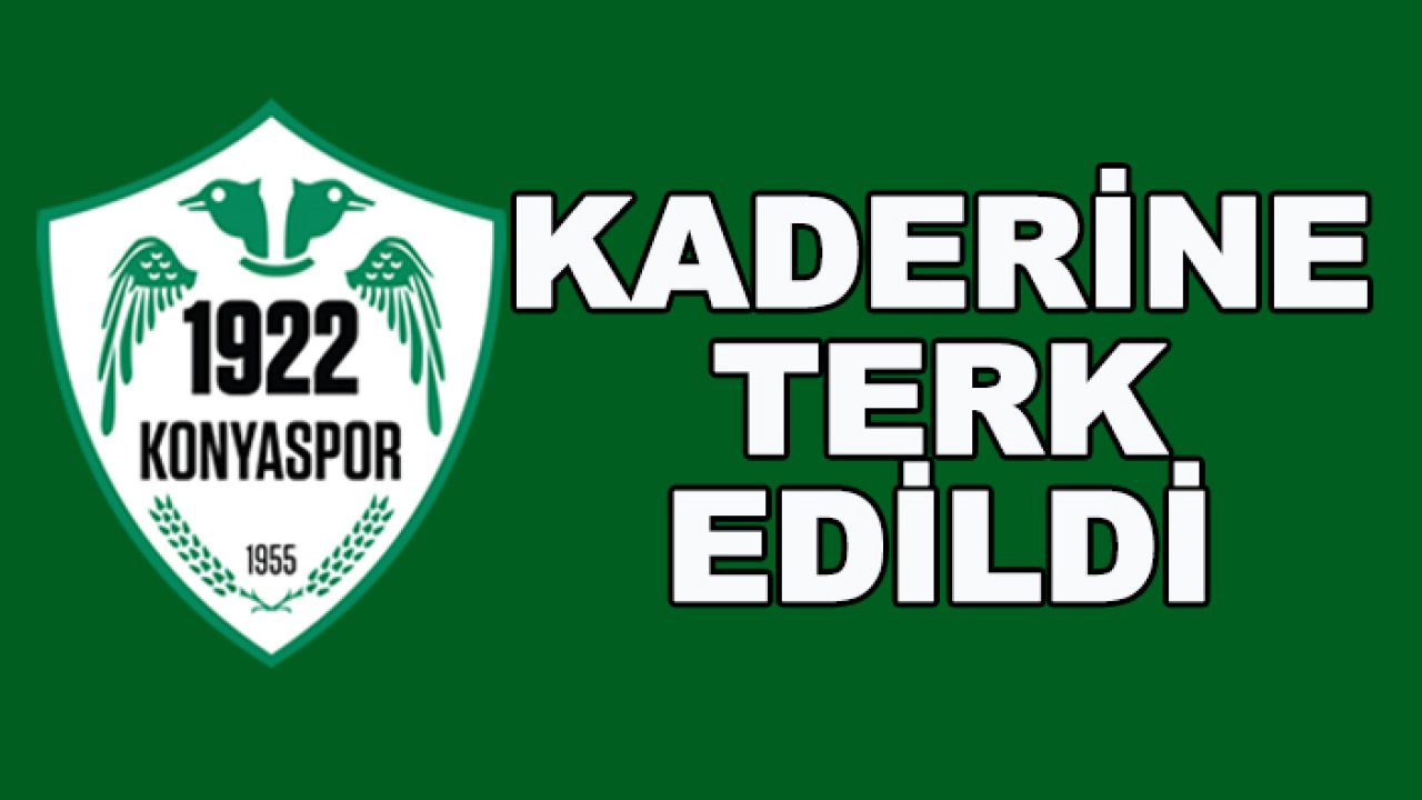 1922 Konyaspor kapanmak üzere