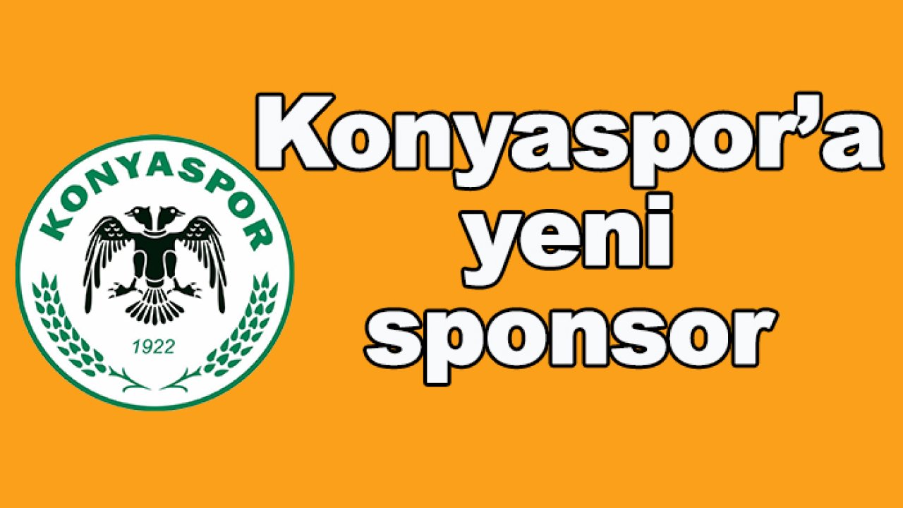 Konyaspor'a yeni sponsor