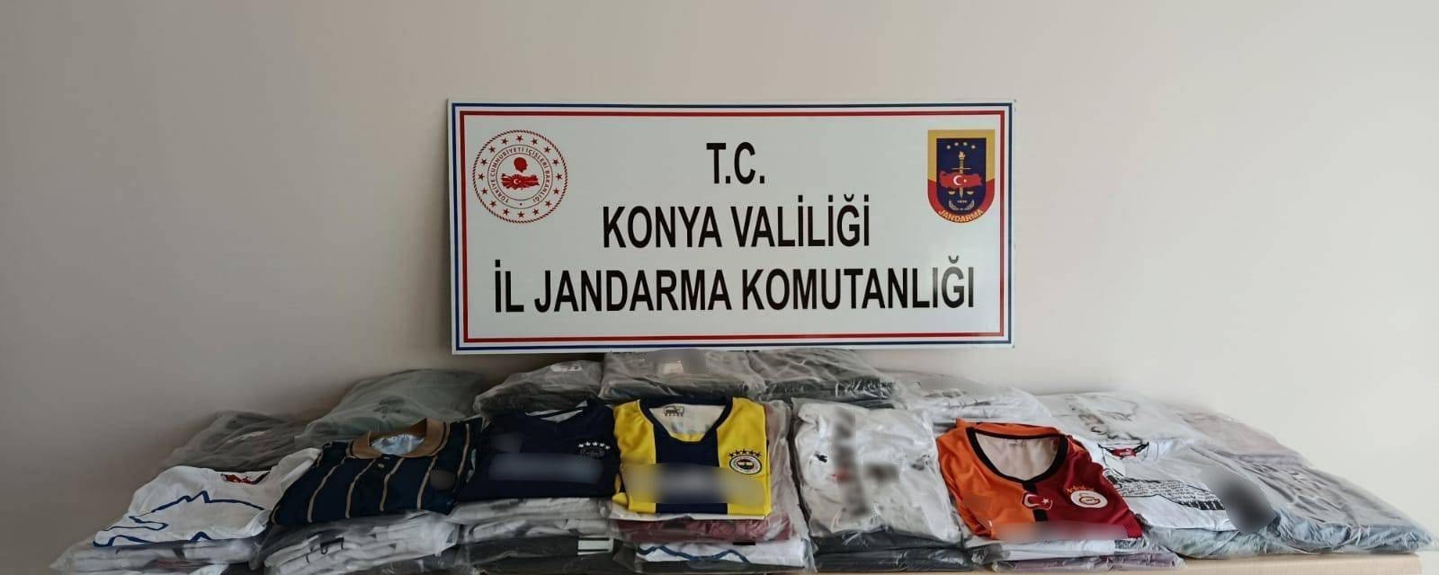 Konya'da tişört operasyonu!
