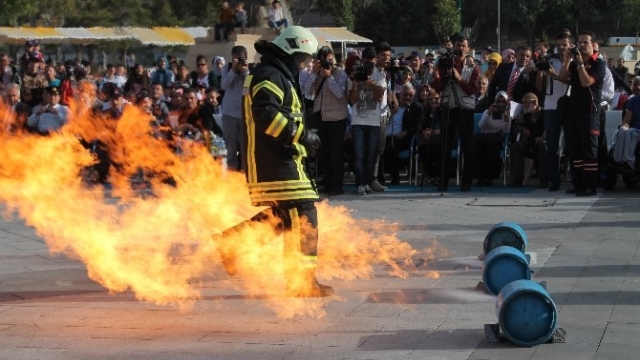 Konya'da İtfaiye Haftası Kutlanıyor