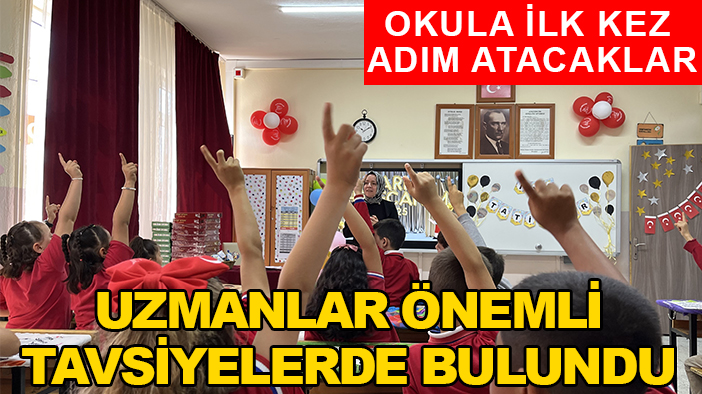 Okula ilk kez adım atacaklar: Uzmanlar ebeveynlerine önemli tavsiyelerde bulundu