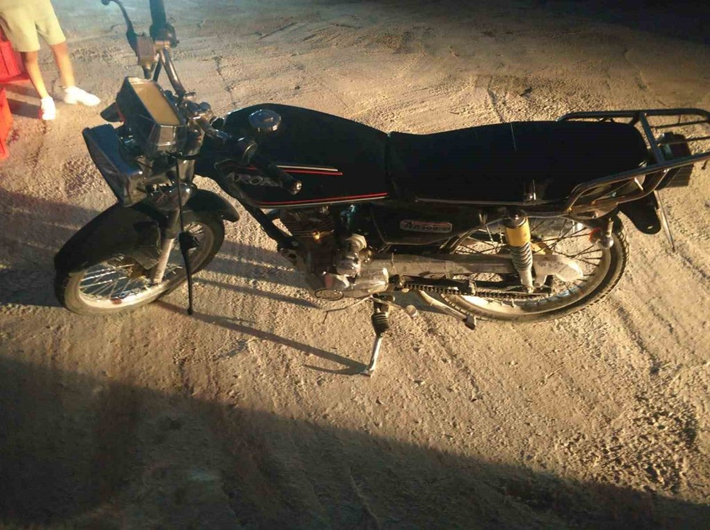 Konya'nın ilçesinde motosiklet kazası