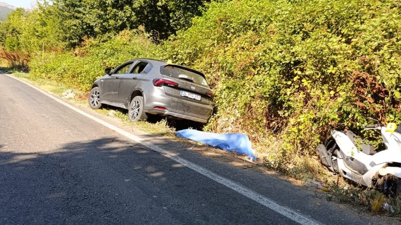 Motosikletle geziye çıkan karı koca kazada hayatını kaybetti