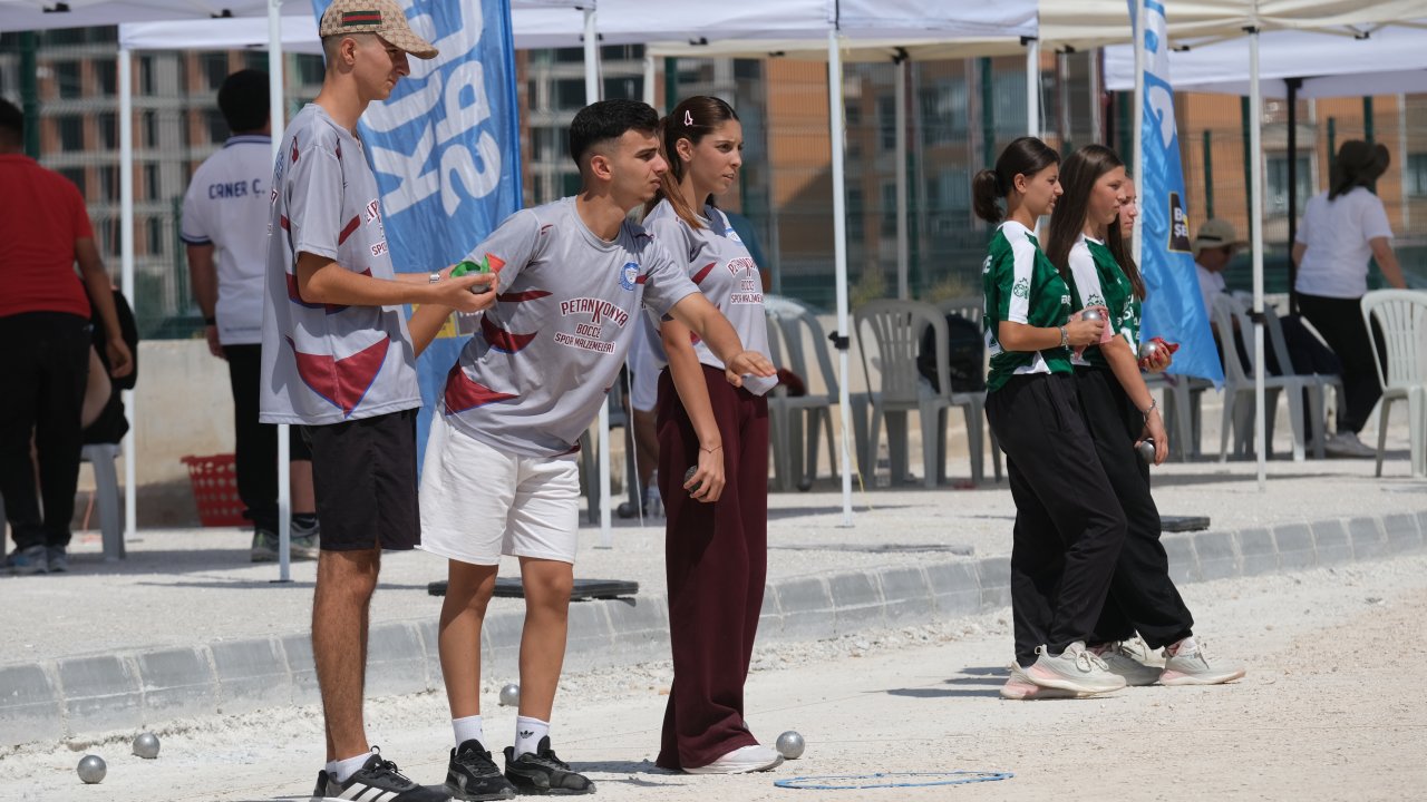 Konya'da Bocce heyecanı yaşandı