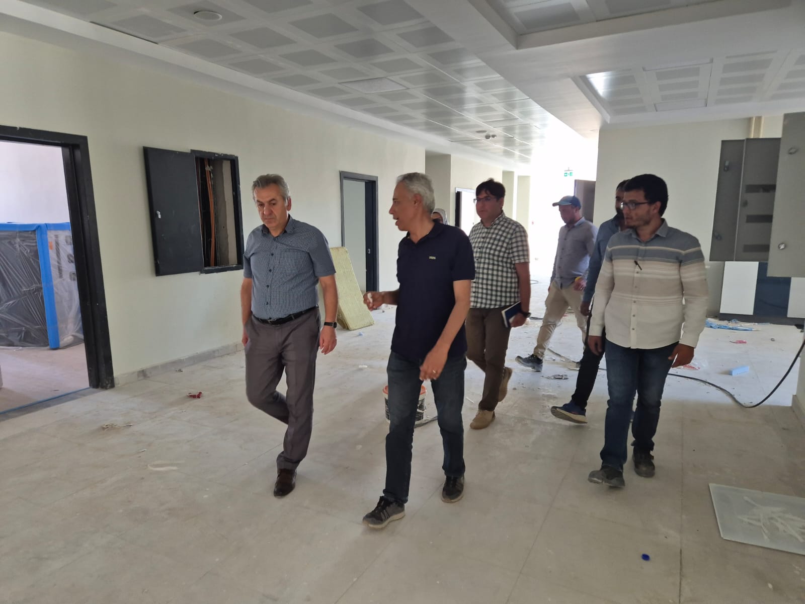 Üçü de tamamlanmak üzere: Konya İl Milli Eğitim Müdürü Yiğit inşaatını gezdi