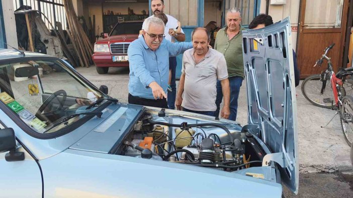 'Maviş'ini 41 yıl sonra Konya'da hurda halinde bulup yeniledi