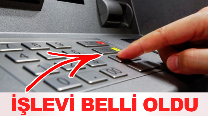 ATM'lerdeki gizemli sarı tuşun işlevi belli oldu