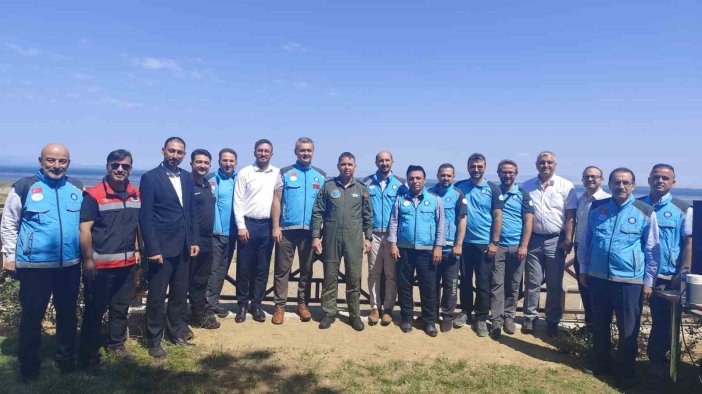 Beyşehir Gölü’nde nefes kesen güç birliği tatbikatı