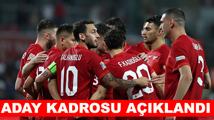 A Milli Takım aday kadrosu açıklandı