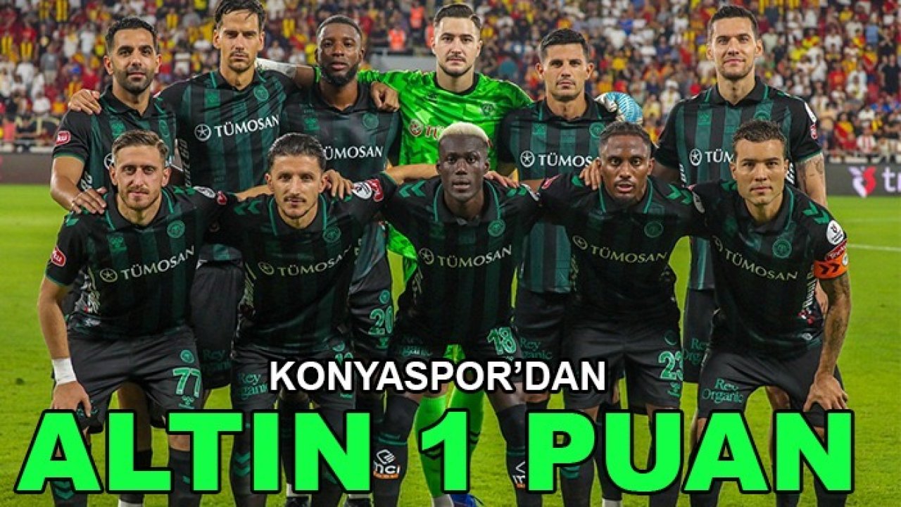 Konyaspor’dan altın 1 puan