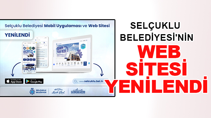 Selçuklu Belediyesi'nin web sitesi yenilendi: İşte o güncellemeler
