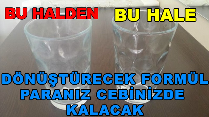 Solmuş camlar için boşuna para vermeyin! Bardaklarınızı bu yöntemlerle ilk günkü gibi parlatın