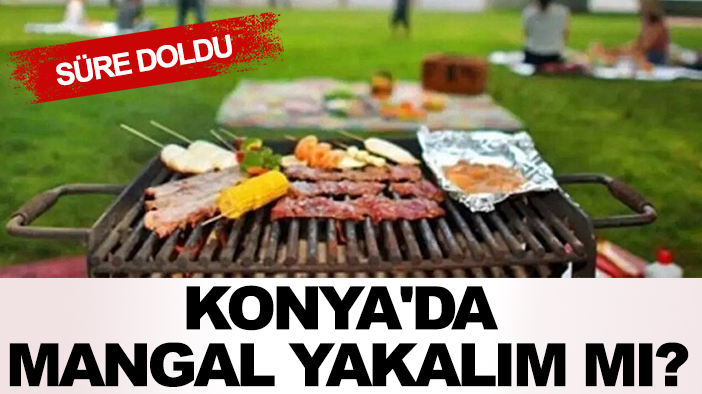 Süre doldu! Konya'da mangal yakalım mı?