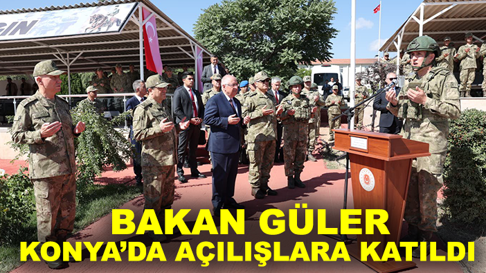 Bakan Güler, Konya’da açılışlara katıldı