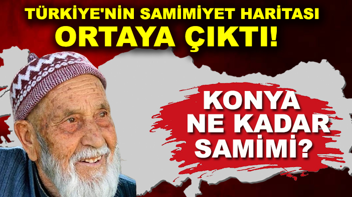 Türkiye'nin samimiyet haritası ortaya çıktı! Konyalılar birbirlerini nasıl çağırıyor?