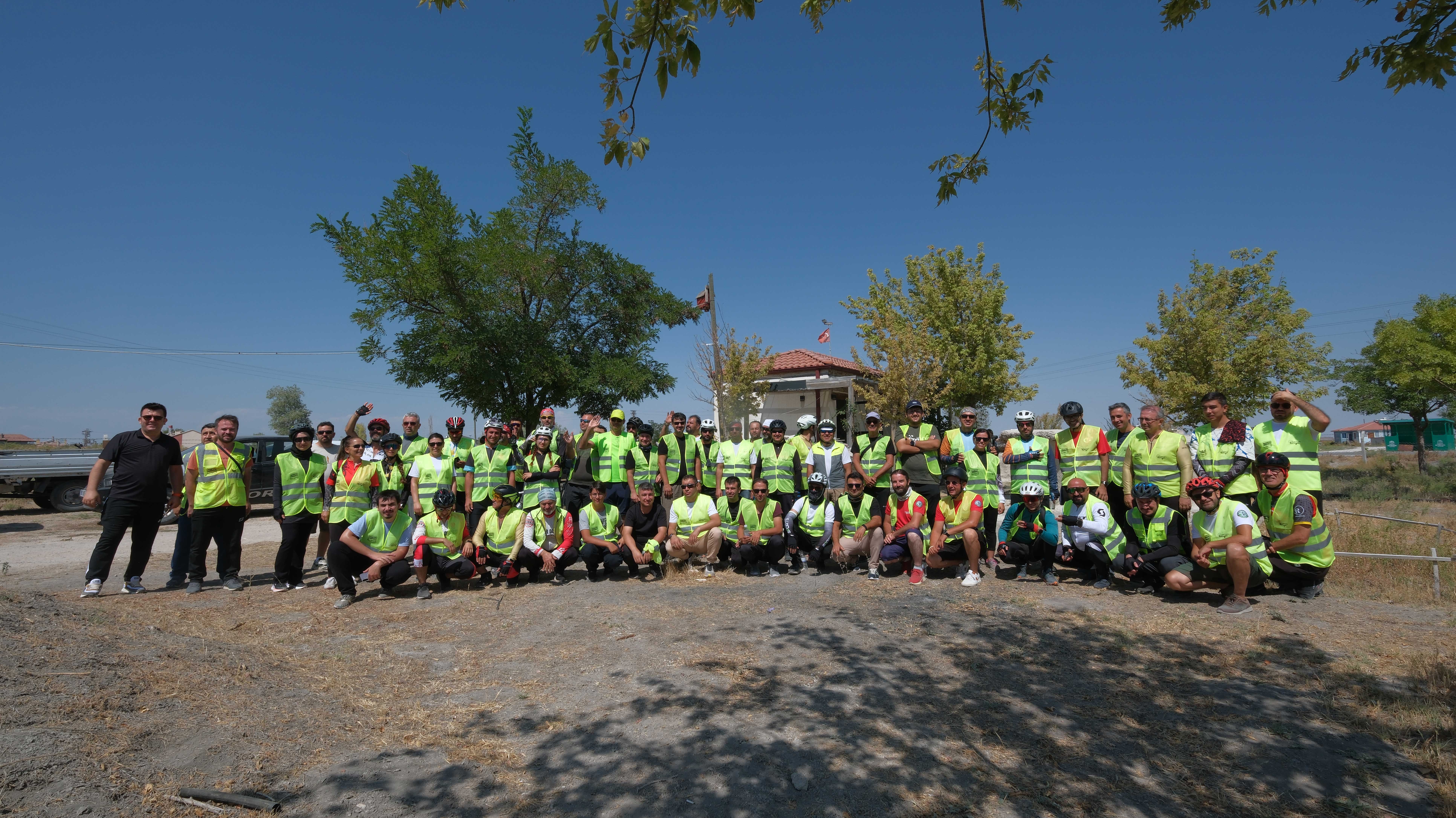 Konya'daki bu mekanlarda bisikletseverler hem eğlendi hem öğrendi!