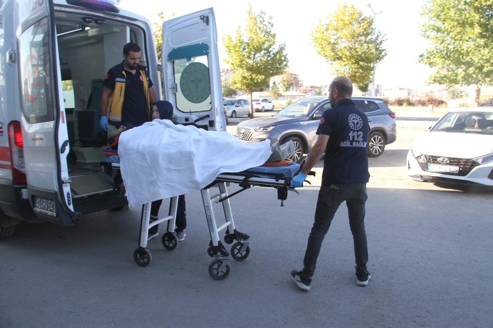 Konya’da asansör boşluğuna düşen kişi yaralandı