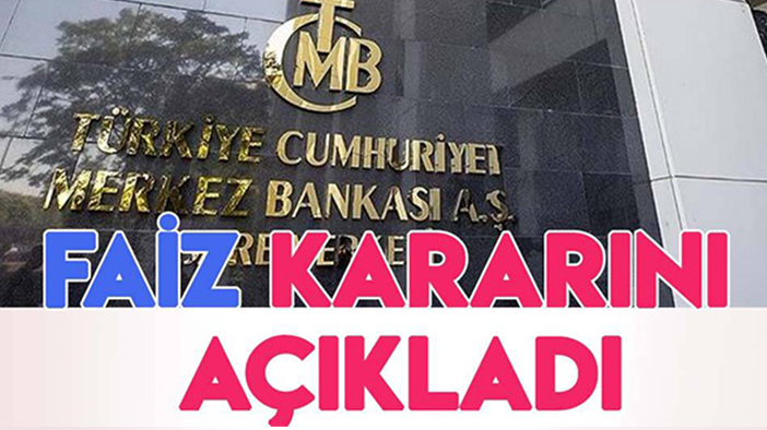 TCMB faiz kararını duyurdu: İndirime gitti mi?
