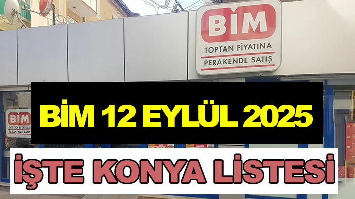 BİM 12 Eylül 2025 Konya aktüel ürünler listesi: Google TV'ler en uygun fiyata