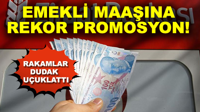 Emekli maaşına rekor promosyon! Rakamlar dudak uçuklattı