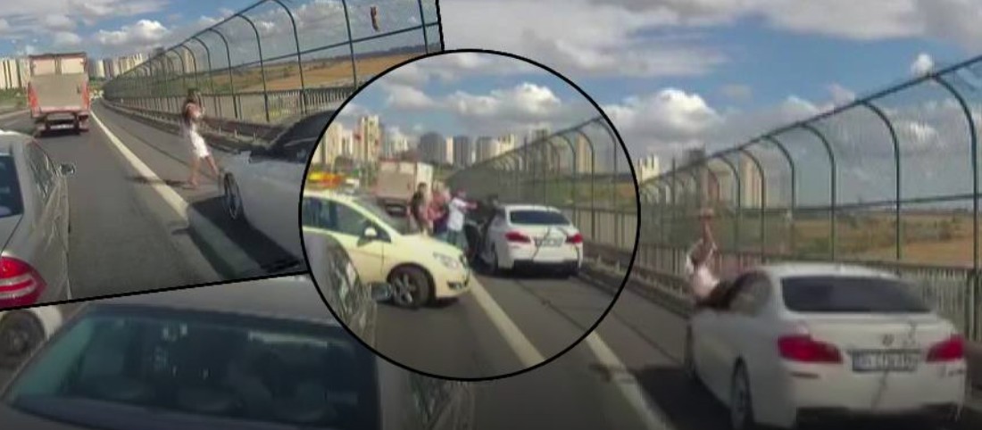 Aracını durup tellerde kalan kediye koştu, araç çarptı