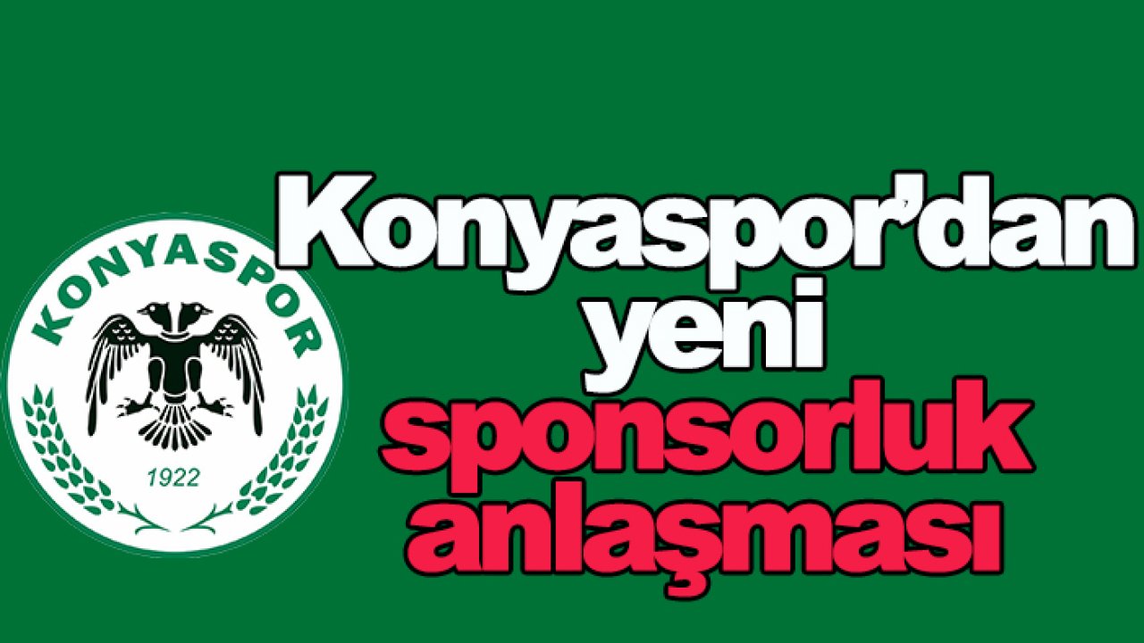 Konyaspor'da yeni sponsorluk