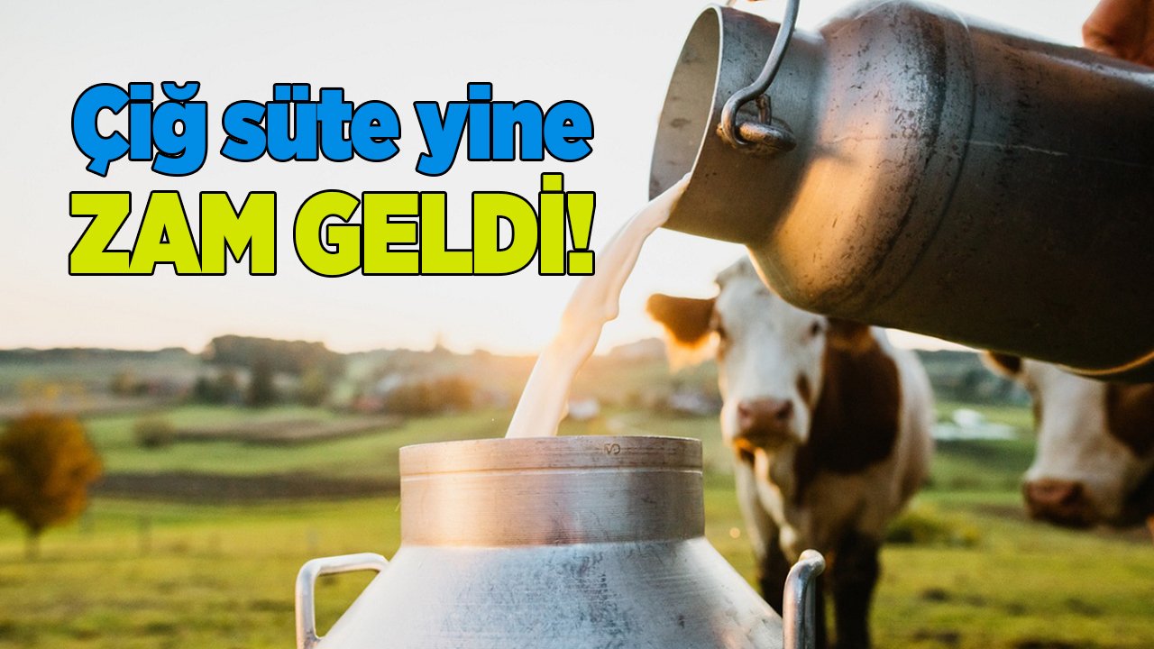 Çiğ süte yine zam geldi, bir sonraki zammın tarihi de açıklandı