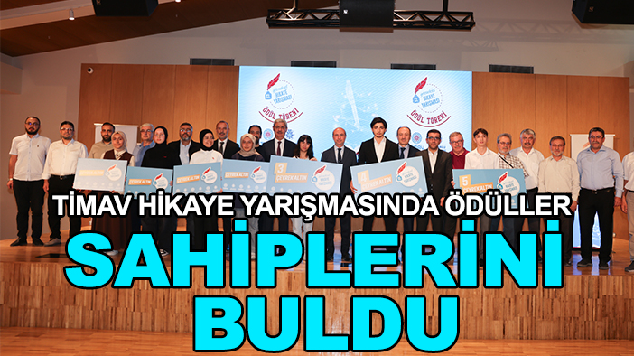 TİMAV Hikaye Yarışmasında ödüller sahiplerini buldu