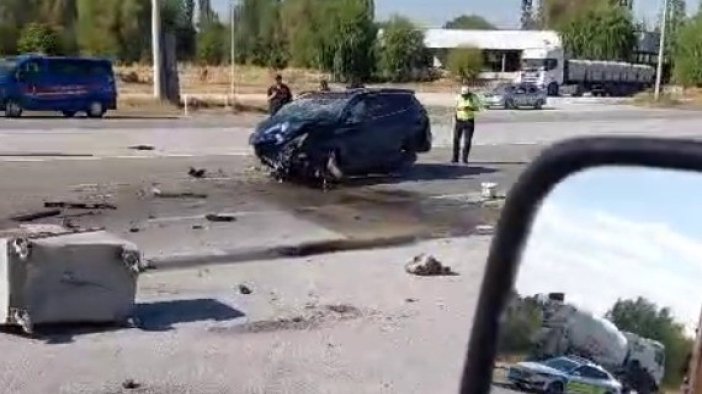 Konya'da trafik kazası:1 ölü