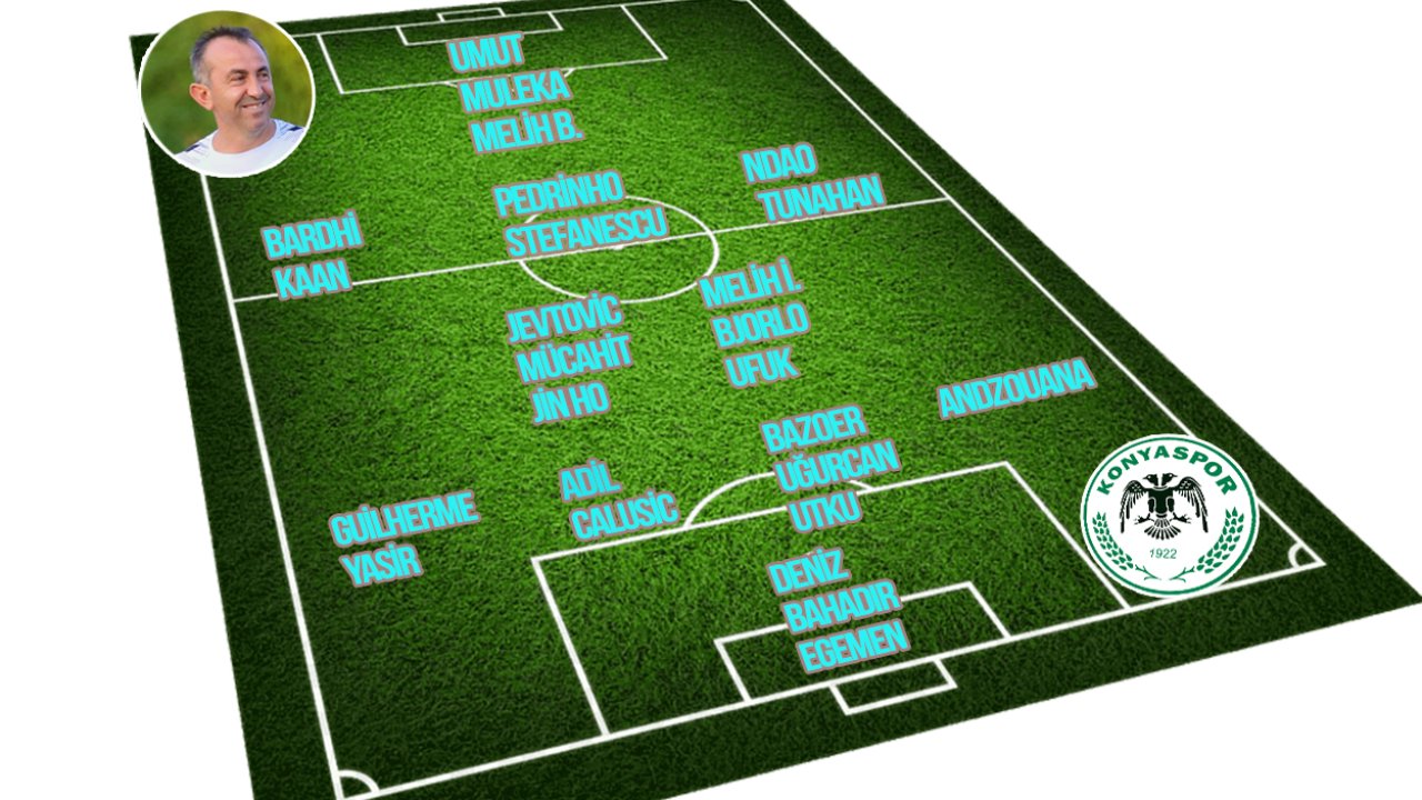 İşte Konyaspor'un 26 kişilik geniş kadrosu