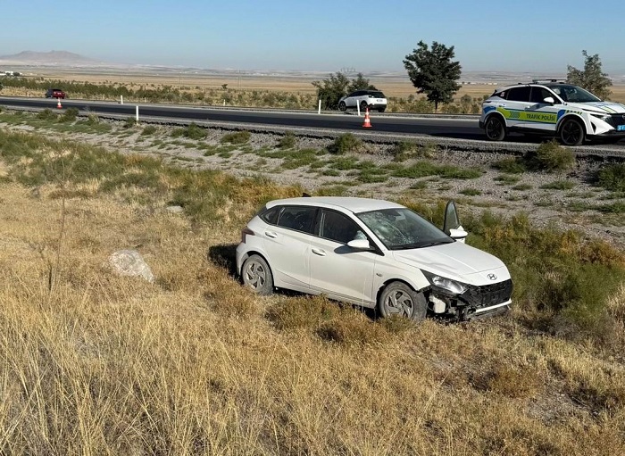 Konya'da trafik kazası: 1 kişi yaralandı