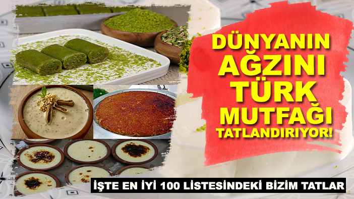 Türk tatlıları dünya listesinde zirvede! İşte o lezzetler…