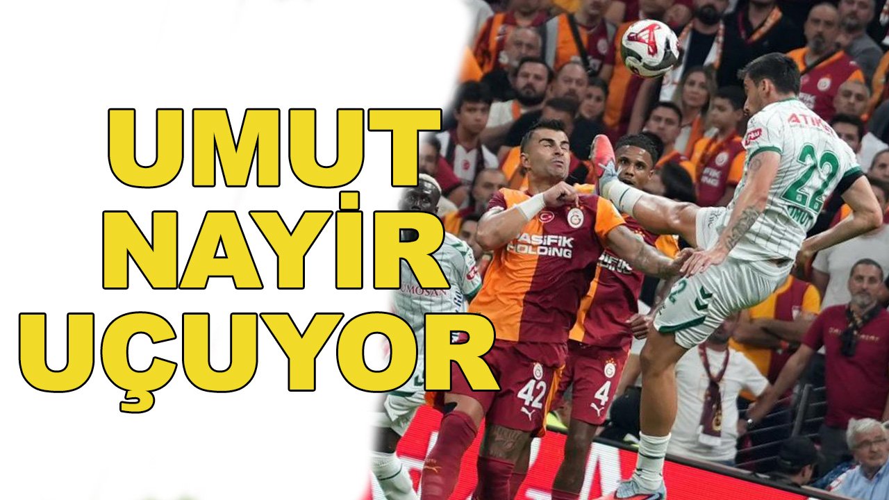 Konyaspor'da 'Umut Nayir' uçtu