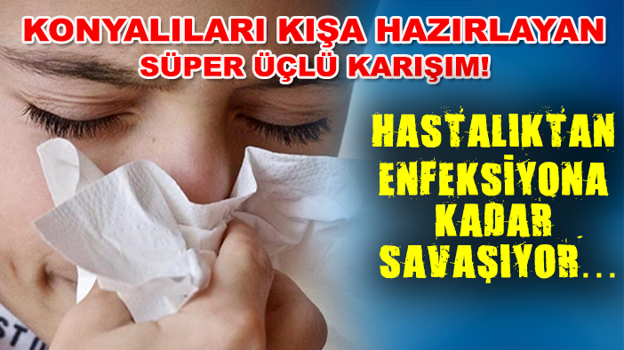 Metobolizmayı kışa hazırlayan süper üçlü! Karıştır iç, sonra vücudun çok dinç
